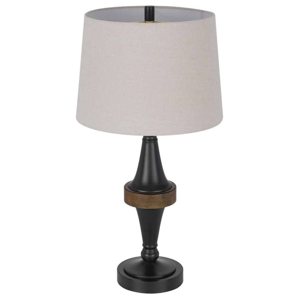 Cal Lighting Arbor Table Lamp in Dark Bronze and Walnut Brown, , large