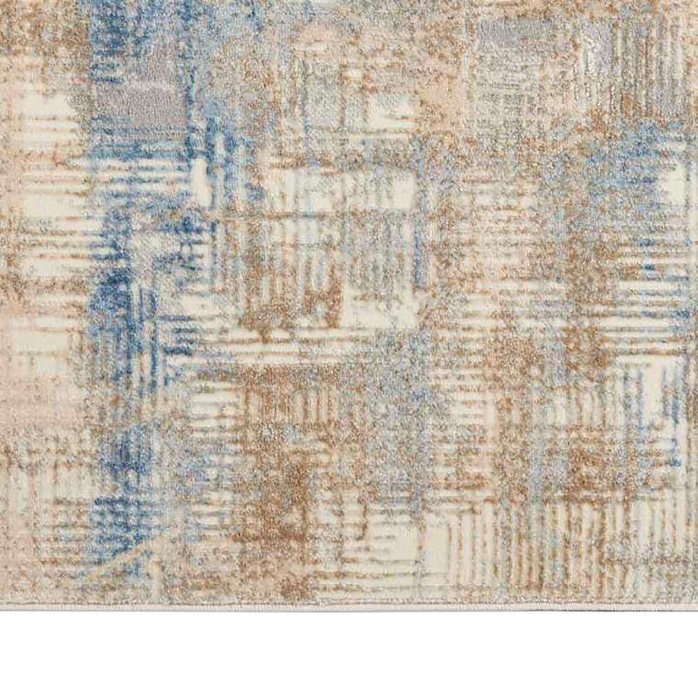Nourison Rush 3&#39;2&quot; x 5&#39; Blue and Beige Area Rug, , large
