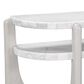 Bassett Mirror Gavin Console Table in White and Driftwood, , large