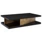Ashley Kocomore Rectangular Coffee Table in Dark Warm Brown and Light Natural Oak, , large