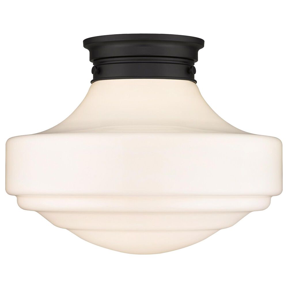 Golden Lighting Ingalls Large Semi-Flush in Matte Black, , large
