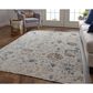 Feizy Kaia 7"10" x 9"6" Ivory and Multicolor Area Rug, , large