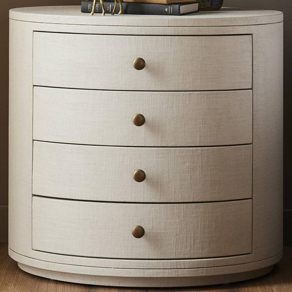 Four Hands Amelia 4-Drawer Nightstand in Ivory Painted, , large
