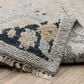Oriental Weavers Majorca MAJ04 Grey and Blue 9" x 12" Area Rug, , large