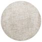 Surya Masterpiece Light Gray, Medium Gray and Cream 5"3" Round Area Rug, , large