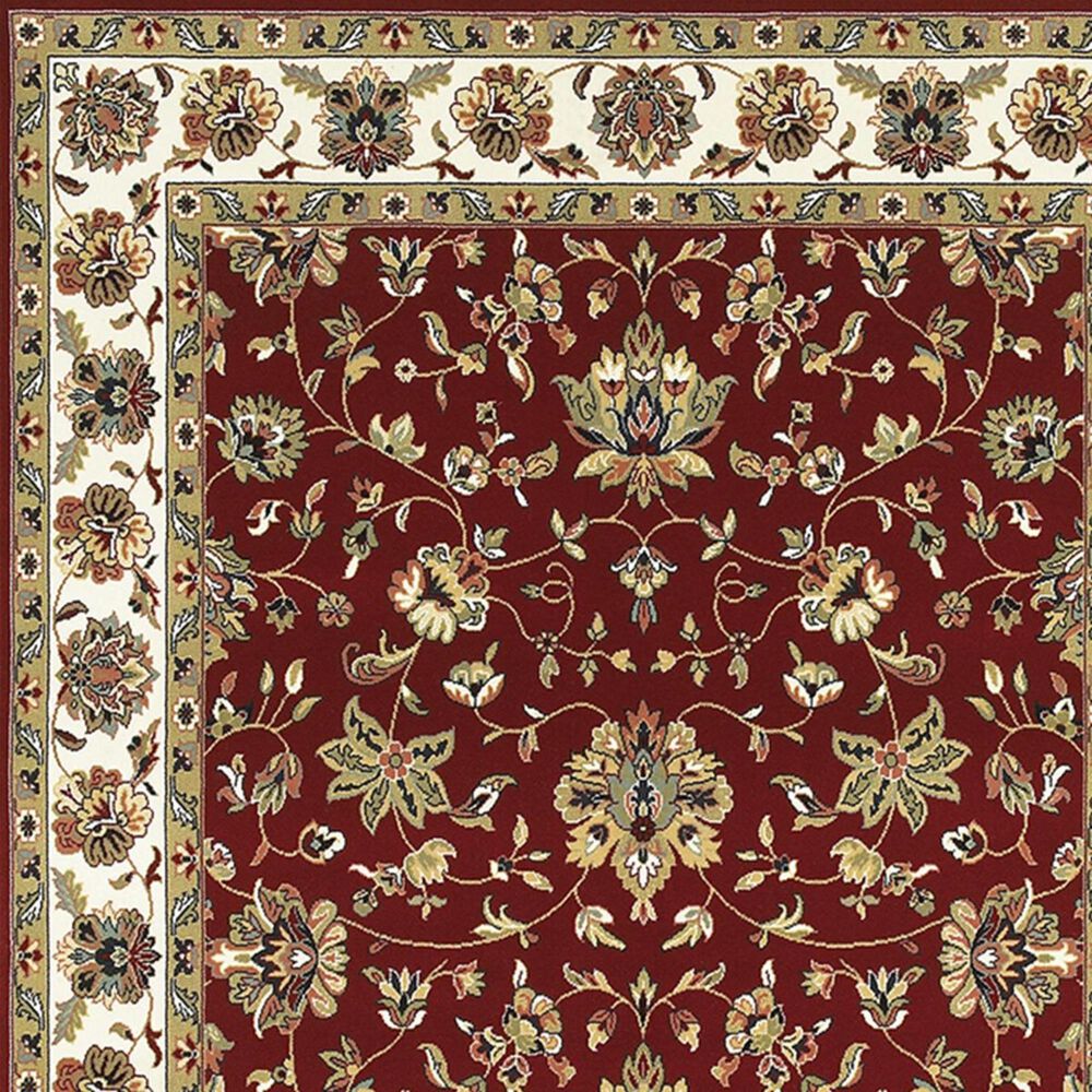 Oriental Weavers Kashan 4929R 7&#39;10&quot; x 10&#39;10&quot; Red Area Rug, , large