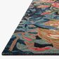Loloi Belladonna 2" x 5" Black and Fiesta Runner, , large
