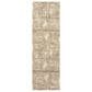 Feizy Parker 3701F 2"6" x 8" Ivory and Gray Runner, , large
