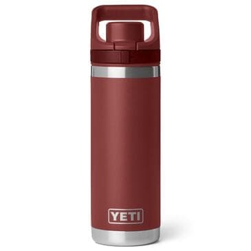 YETI Rambler 18 Oz Water Bottle with Color-Matched Flip Chug Cap in Stag Red, , large