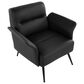 Lumisource Petal Accent Chair in Black, , large