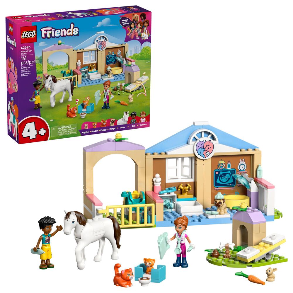LEGO Friends Animal Vet Clinic Building Set, , large