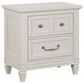Nicolette Home Willowbrook King Panel Bed with Dresser and Nightstand in Egg Shell White, , large