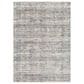 Surya Presidential PDT-2308 3"3" x 5" Gray, Charcoal and Blue Area Rug, , large