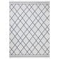 Loloi Easton Ivory and Denim 6"7" x 9"4" Indoor/Outdoor Area Rug, , large