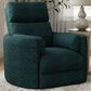 Simeon Collection Power Swivel Glider Recliner in Peacock, , large