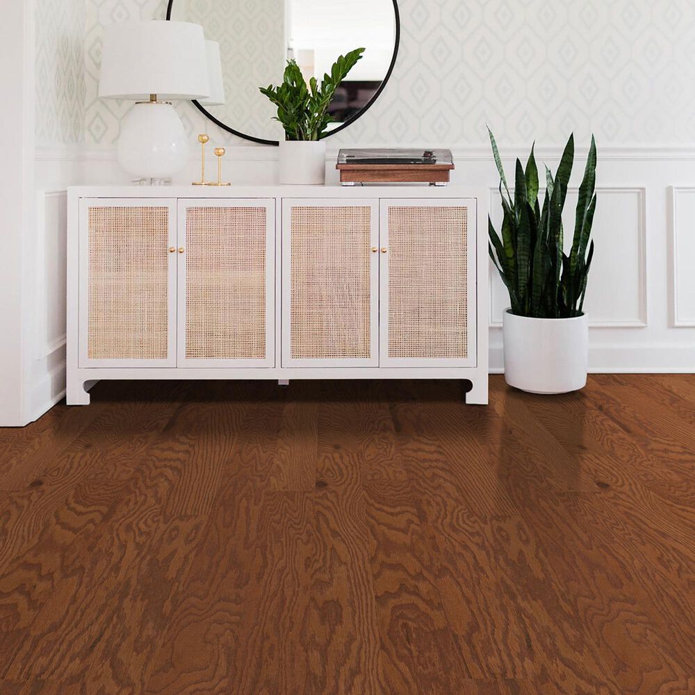 Shaw Albright Gunstock Oak 5&quot; Engineered Hardwood, , large