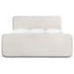 Bernhardt Antibes 4-Piece King Upholstered Panel Bedroom Set in Roz with USB Ports, , large
