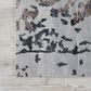 Nourison Silk Shadows 2" x 3" Silver Grey Area Rug, , large