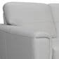 Blue River Bergen Leather Stationary Sofa in Dove Gray, , large