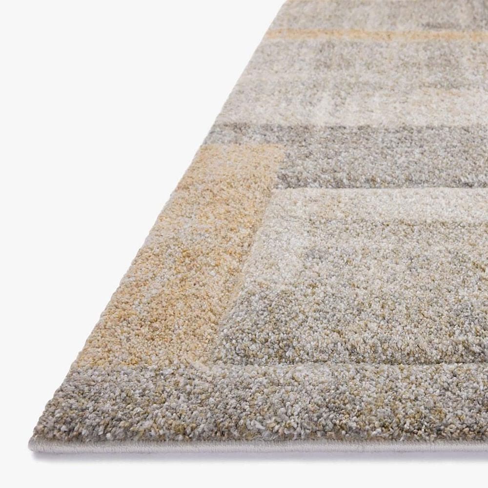 Loloi Silas 5&#39;3&quot; x 7&#39;8&quot; Stone and Wheat Area Rug, , large
