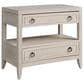 Universal Furniture Avaline 2 Drawer Nightstand in White Oak with AC and USB Outlet, , large
