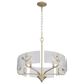 Golden Lighting Bloem 5-Light Pendant in White Gold, , large