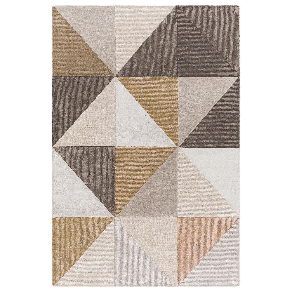 Surya Glasgow 8" x 10" Beige, Camel, Gray and Pale Pink Area Rug, , large
