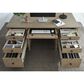 Riva Ridge Emerson 66" Executive Desk in Light Elm, , large