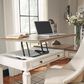 Ashley Realyn Lift Top Desk in White and Brown, , large