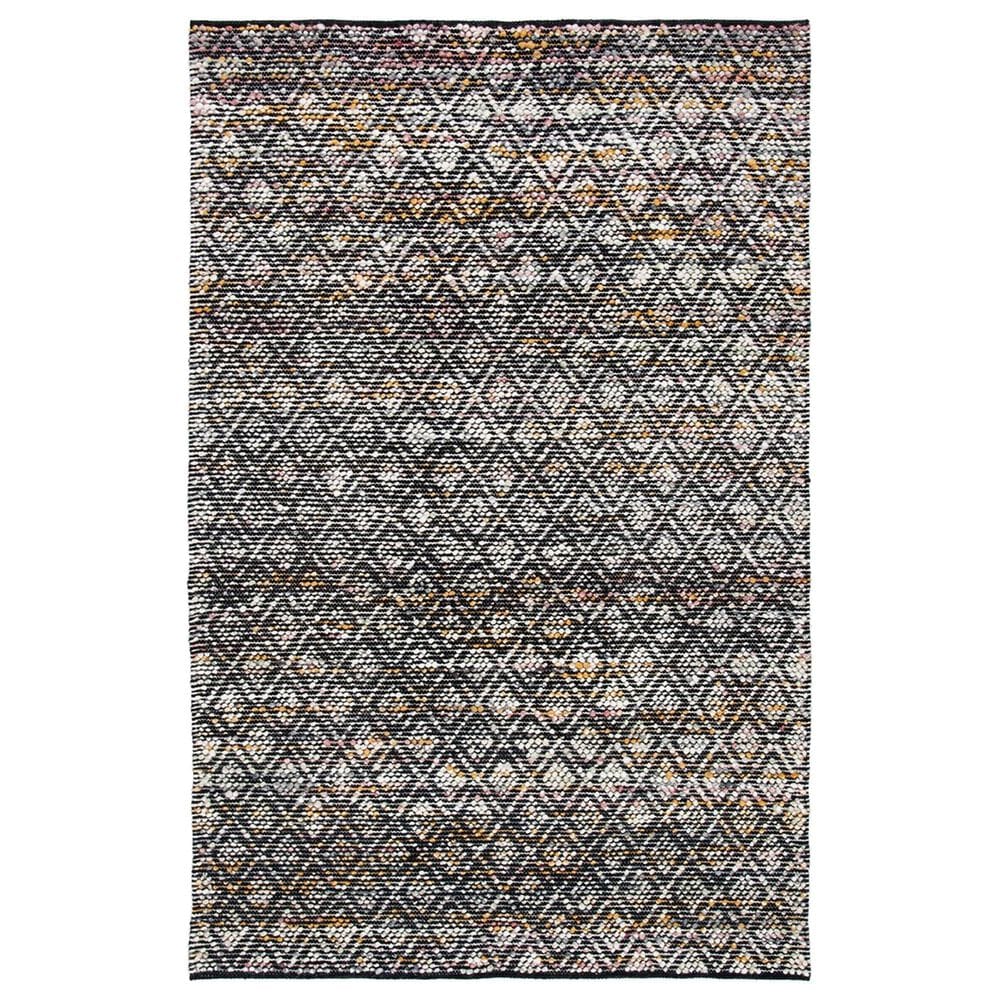 Safavieh Natura NAT615Z 8" x 10" Ivory and Black Area Rug, , large
