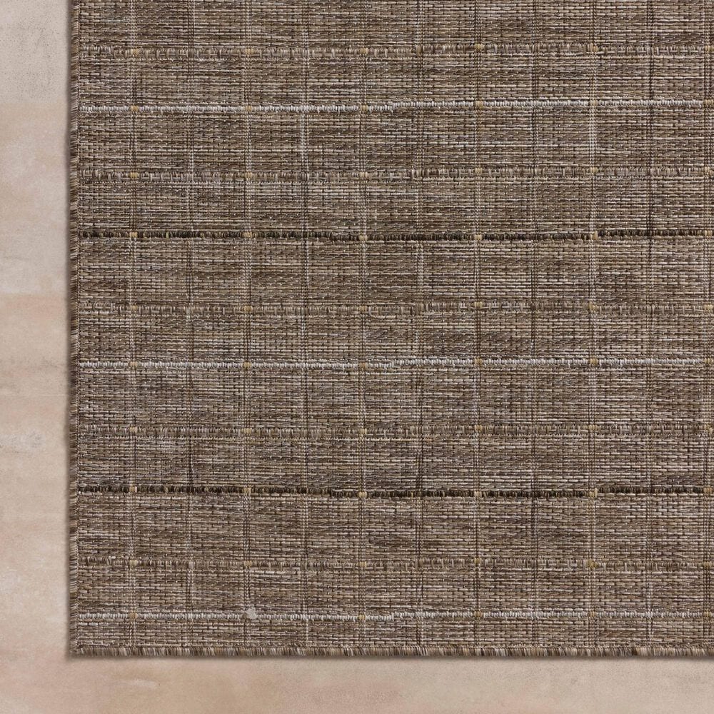 Loloi II Birch 7&#39;10&quot; x 10&#39; Natural and Bark Indoor/Outdoor Area Rug, , large