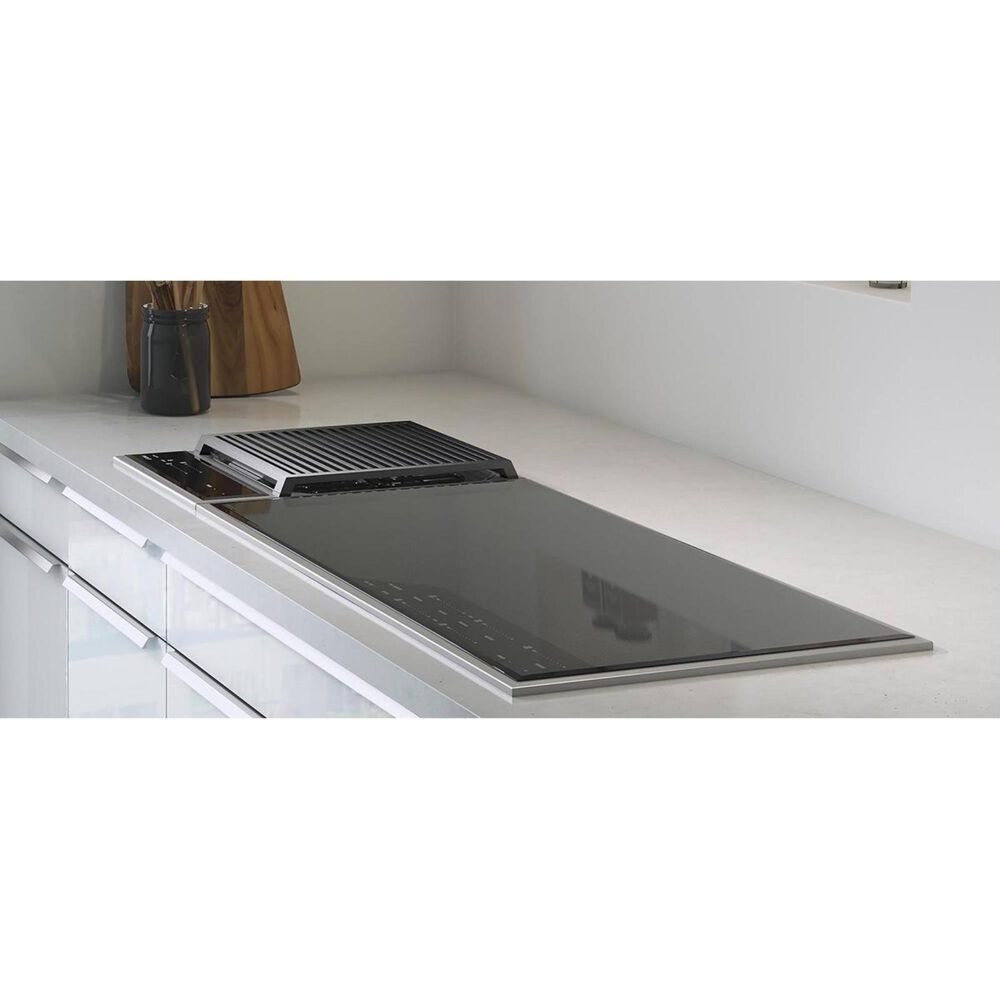 Wolf Appliances 36" Transitional Framed Induction Black and Stainless Steel, , large