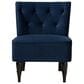 Baxton Studio Harmon Accent Chair in Navy Blue, , large