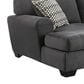 Ashley Ambee 3-Piece Left Facing Sectional with Chaise in Slate, , large