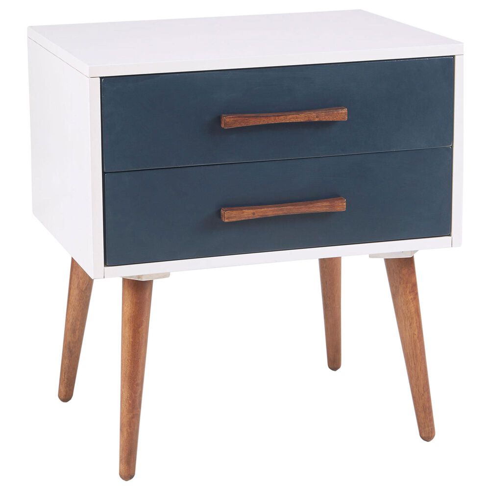 Hampton Park Jeremy Storage Nightstand in White, , large