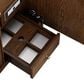 James Martin Kinnsden 36" Single Bathroom Vanity in Sable Oak with 3 cm Siberian Silestone Top and Rectangular Sink, , large