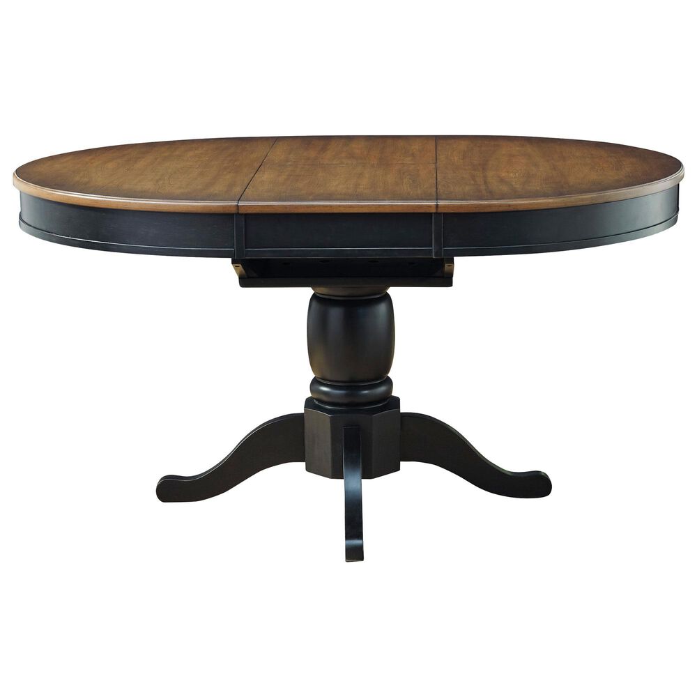 Ashley Clorazi 5-Piece Oval Dining Set in Black and Brown, , large