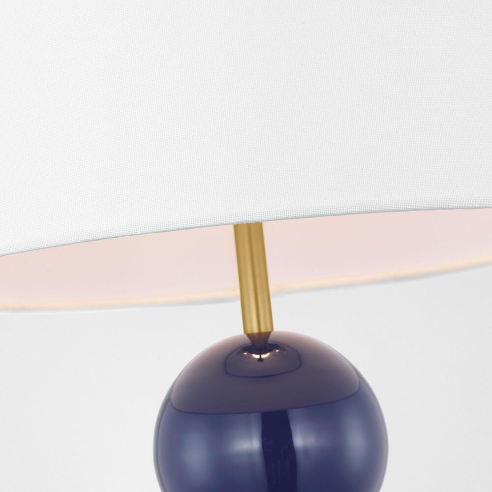 Visual Comfort &amp; Co. Suki Medium Table Lamp in Navy, , large