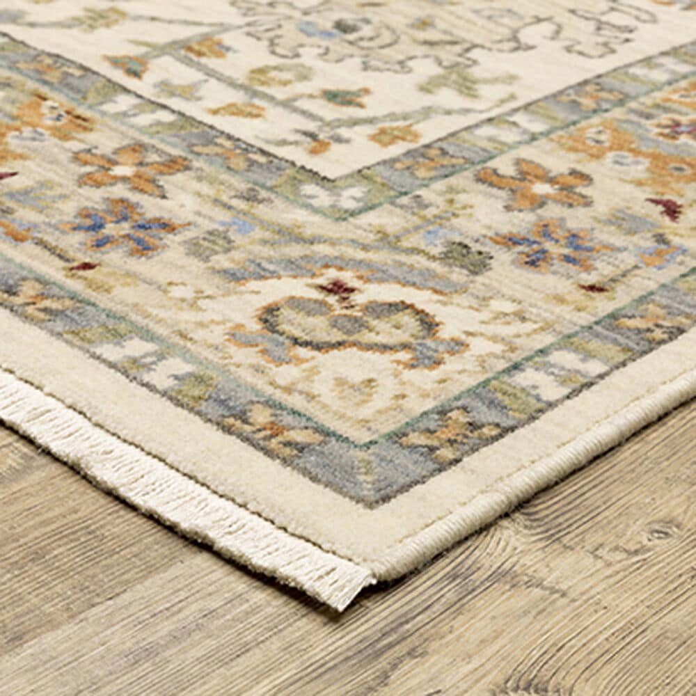 Oriental Weavers Lucca Oriental Border 7&#39;10&quot; x 10&#39;10&quot; Ivory Area Rug, , large