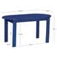 Linon Home Decor Adirondack Coffee Table in Blue, , large
