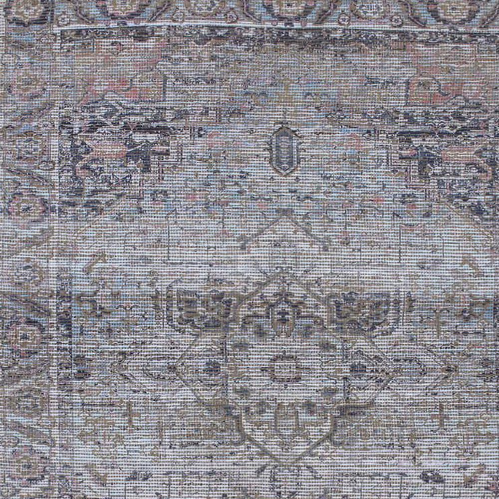 Amer Rugs Prairie 2&#39; x 3&#39; Light Blue and Pink Area Rug, , large