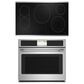 Cafe 2-Piece Kitchen Package with 30" Smart Built-In Convection Single Wall Oven and 36" Electric Cooktop in Stainless Steel, , large