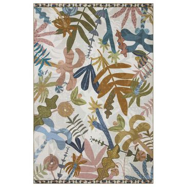 Justina Blakeney x Loloi Pisolino 2"3" x 3"9" Ivory and Multicolor Area Performance Rug, , large