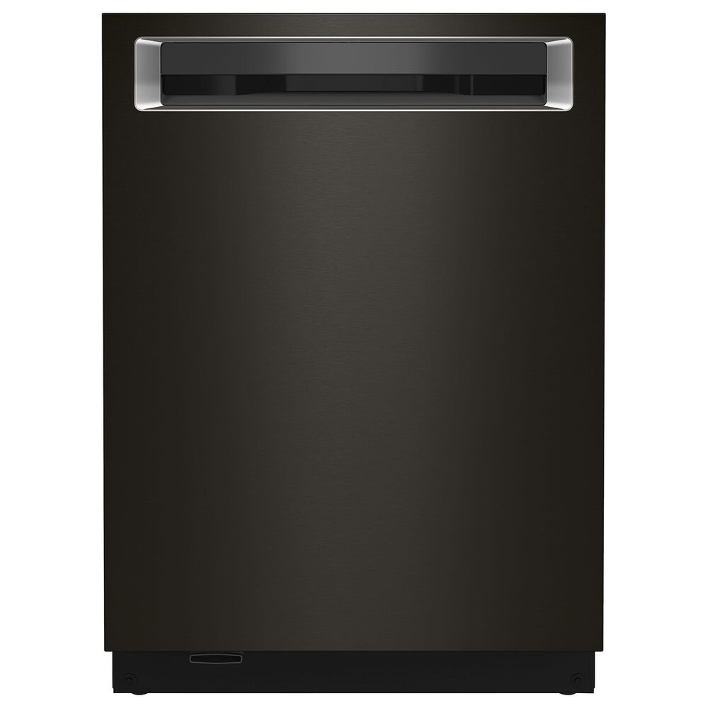 KitchenAid 24" Built-In Pocket Handle Dishwasher with FreeFlex 3rd Rack and LED Interior Light in Black Stainless Steel, , large
