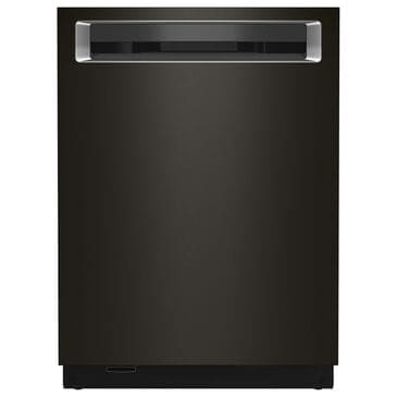 KitchenAid 24" Built-In Pocket Handle Dishwasher with FreeFlex 3rd Rack and LED Interior Light in Black Stainless Steel, , large