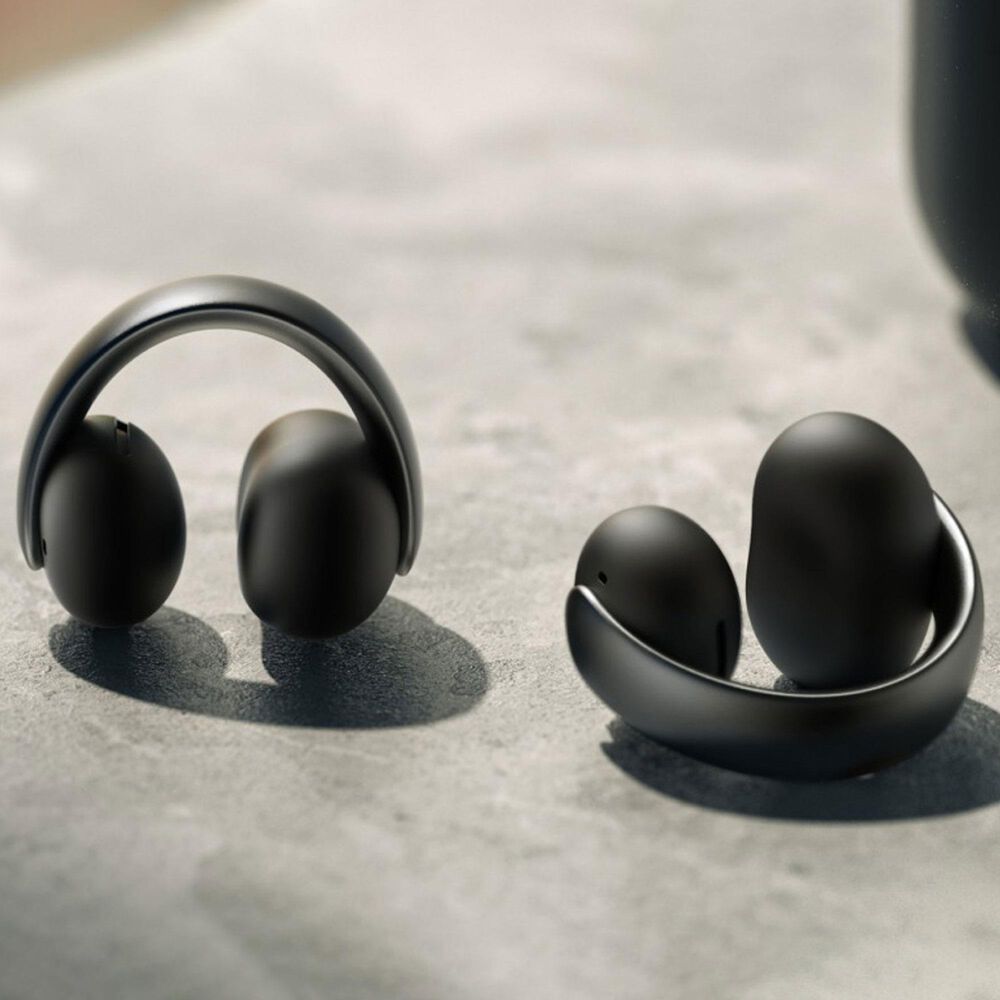 Anker AeroClip Open-Ear Clip-On Earbuds in Midnight, , large