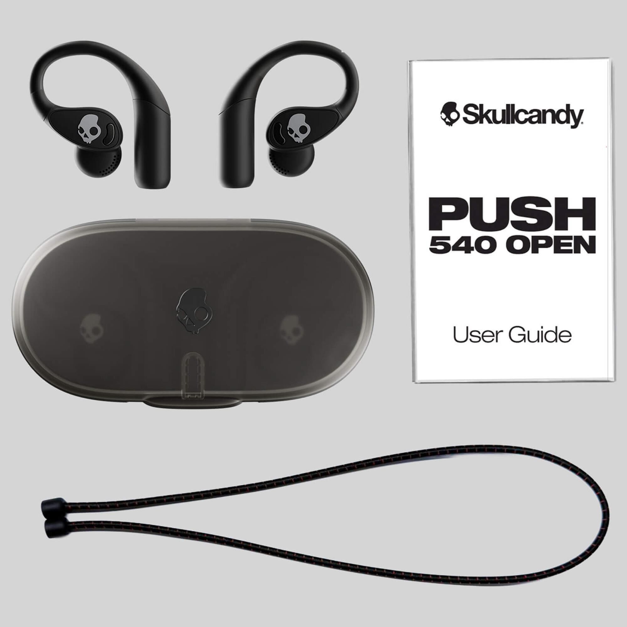 Skullcandy Push 540 Open-Ear True Wireless Earbuds in True Black