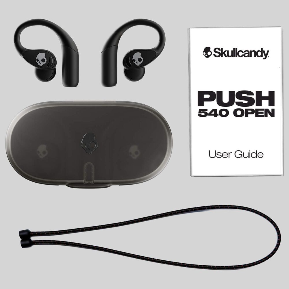 Skullcandy Push 540 Open-Ear True Wireless Earbuds in True Black, , large