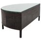 HOMLUX 5 Pieces All-Weather Brown PE Rattan Wicker Sofa Set in Beige, , large