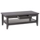 CorLiving Hollywood Coffee Table with Drawers in Dark Grey, , large